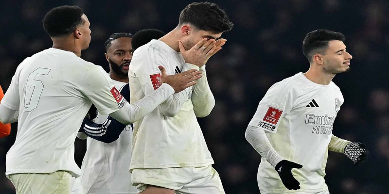 Pháo thủ bại trận tại sân chơi FA Cup