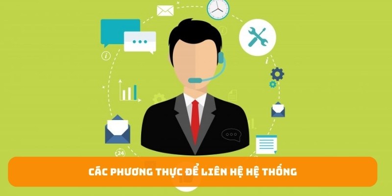 Các phương thức để liên hệ hệ thống